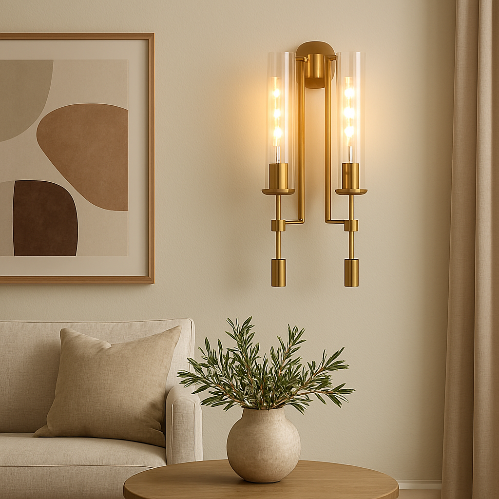 DOUBLE TUBE WALL LIGHT - AURA LIGHT