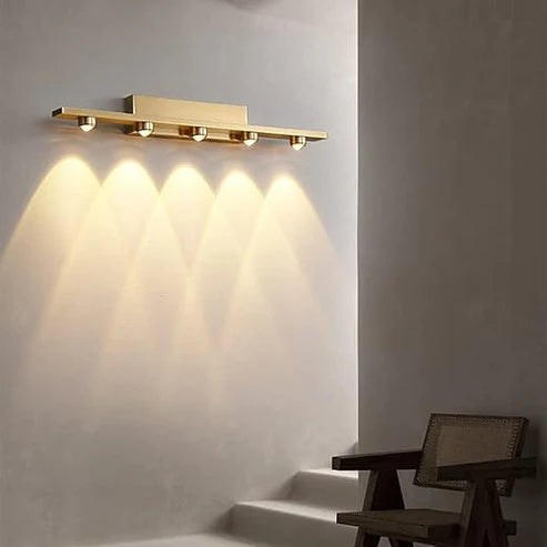 LED BRASS MIRROR LIGHT - AURA LIGHT