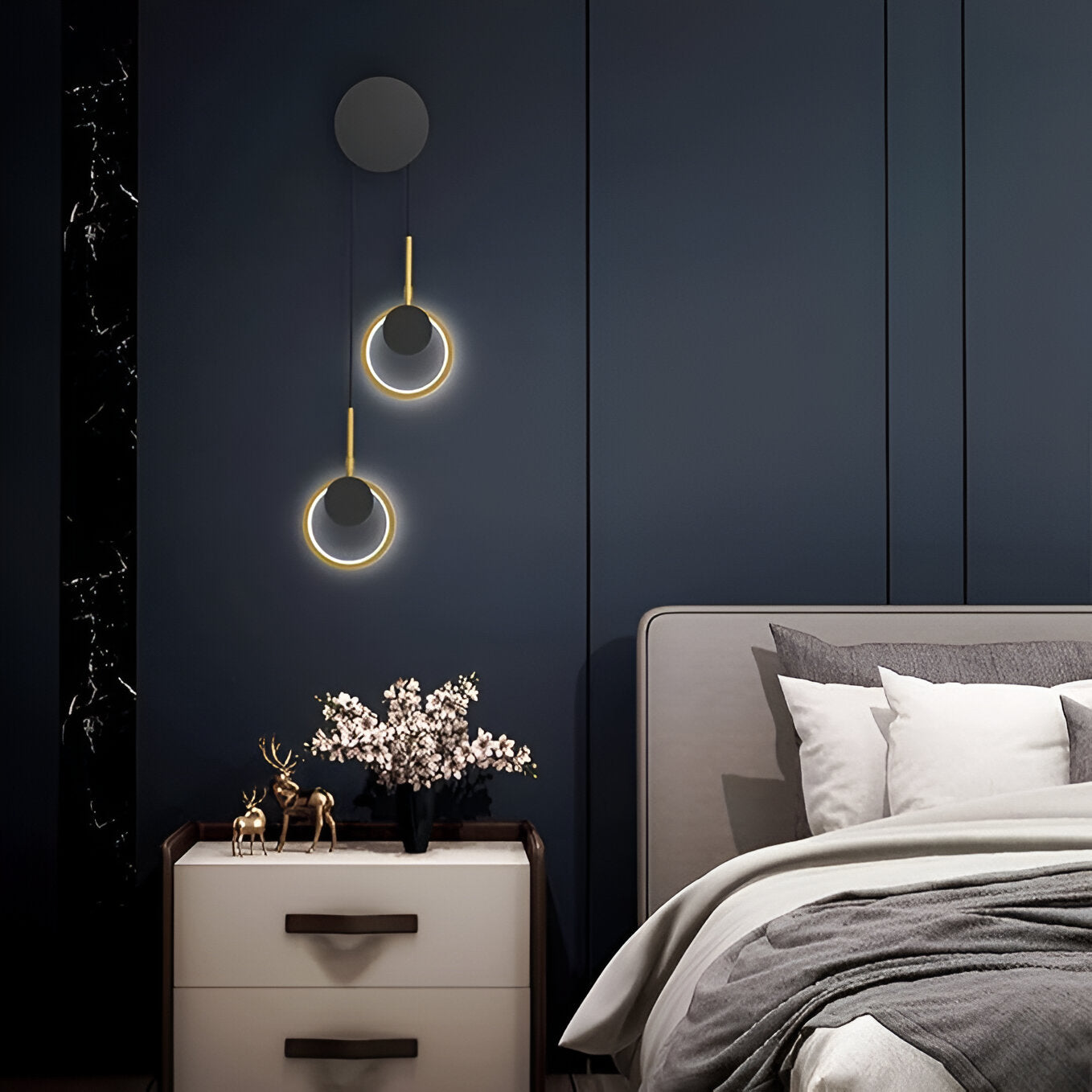 MODERN PENDANT WALL LIGHT - AURA LIGHT