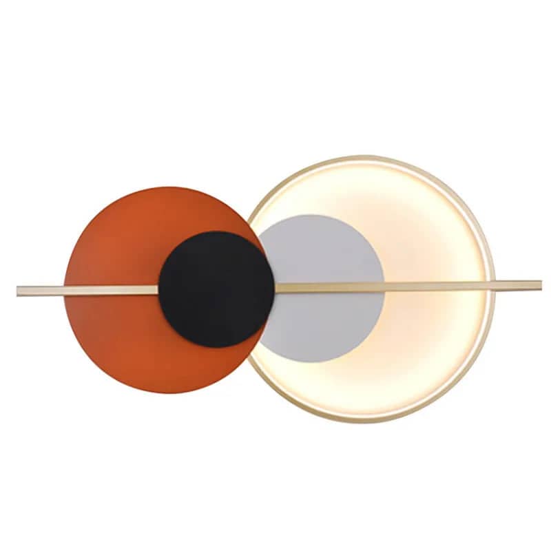 LED ROUND METAL WALL LIGHT - AURA LIGHT