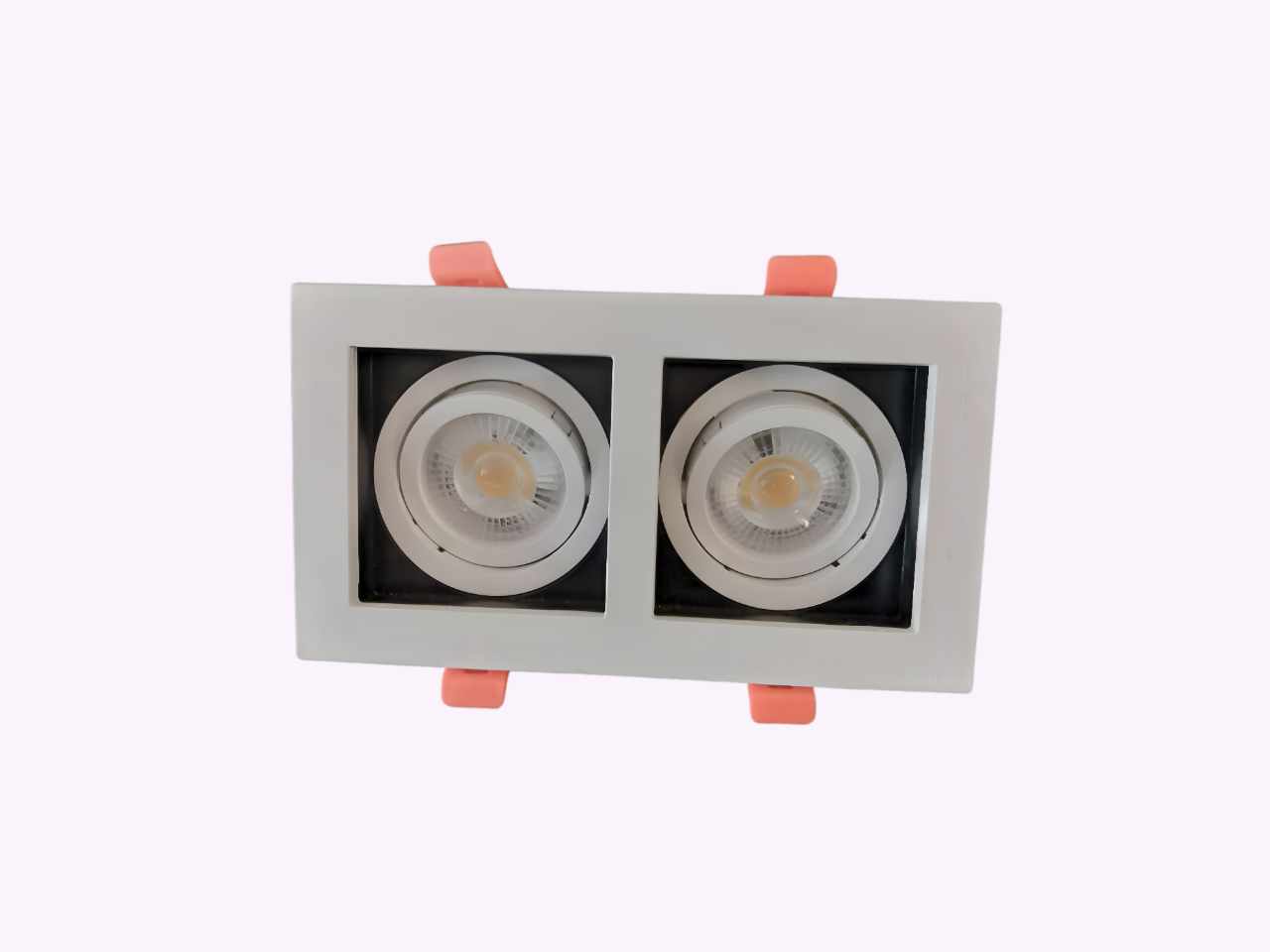 RECESSED LED DOWNLIGHT WHITE & BLACK 7w*2