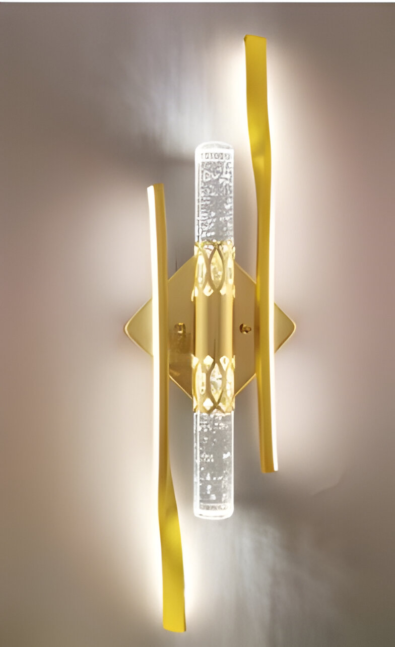 CRYSTAL LED WALL SCONCE - AURA LIGHT