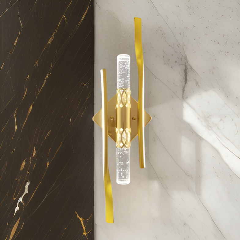 CRYSTAL LED WALL SCONCE - AURA LIGHT