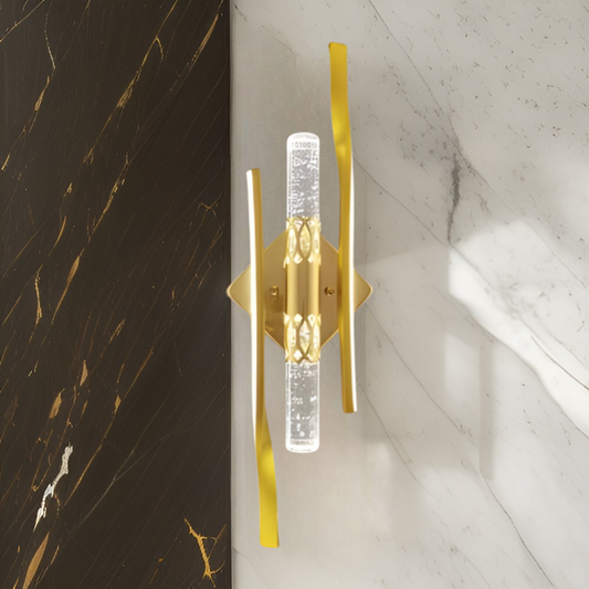 CRYSTAL LED WALL SCONCE - AURA LIGHT