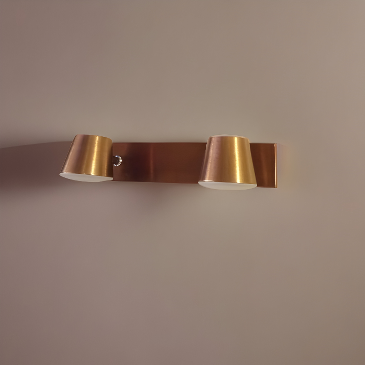 BRASS VANITY MIRROR FRONT LIGHT - AURA LIGHT