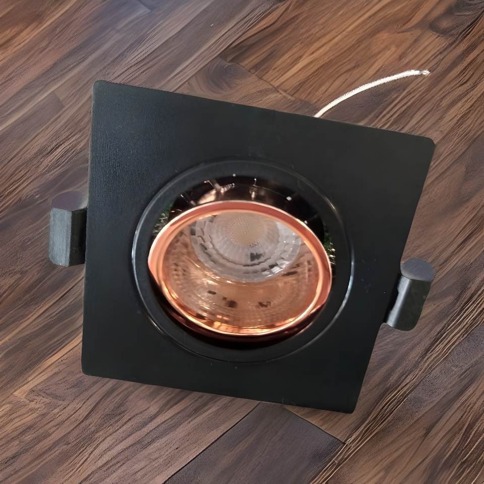 LED COB DOWNLIGHT BLACK & ROSE GOLD