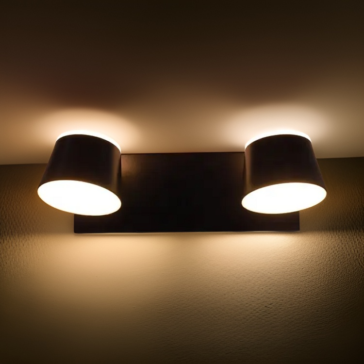 ADJUSTABLE DUAL-HEADED WALL LIGHTS - AURA LIGHT