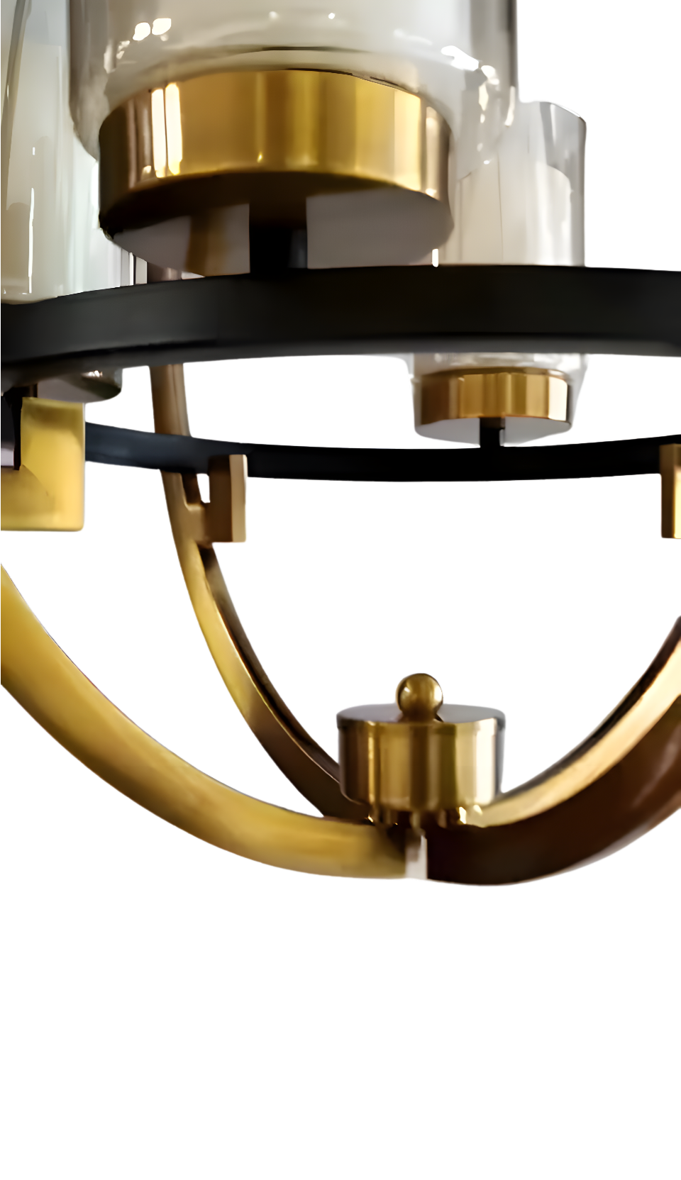 RUSTIC GLOBE CHANDELIER 4 LIGHTS - AURA LIGHT