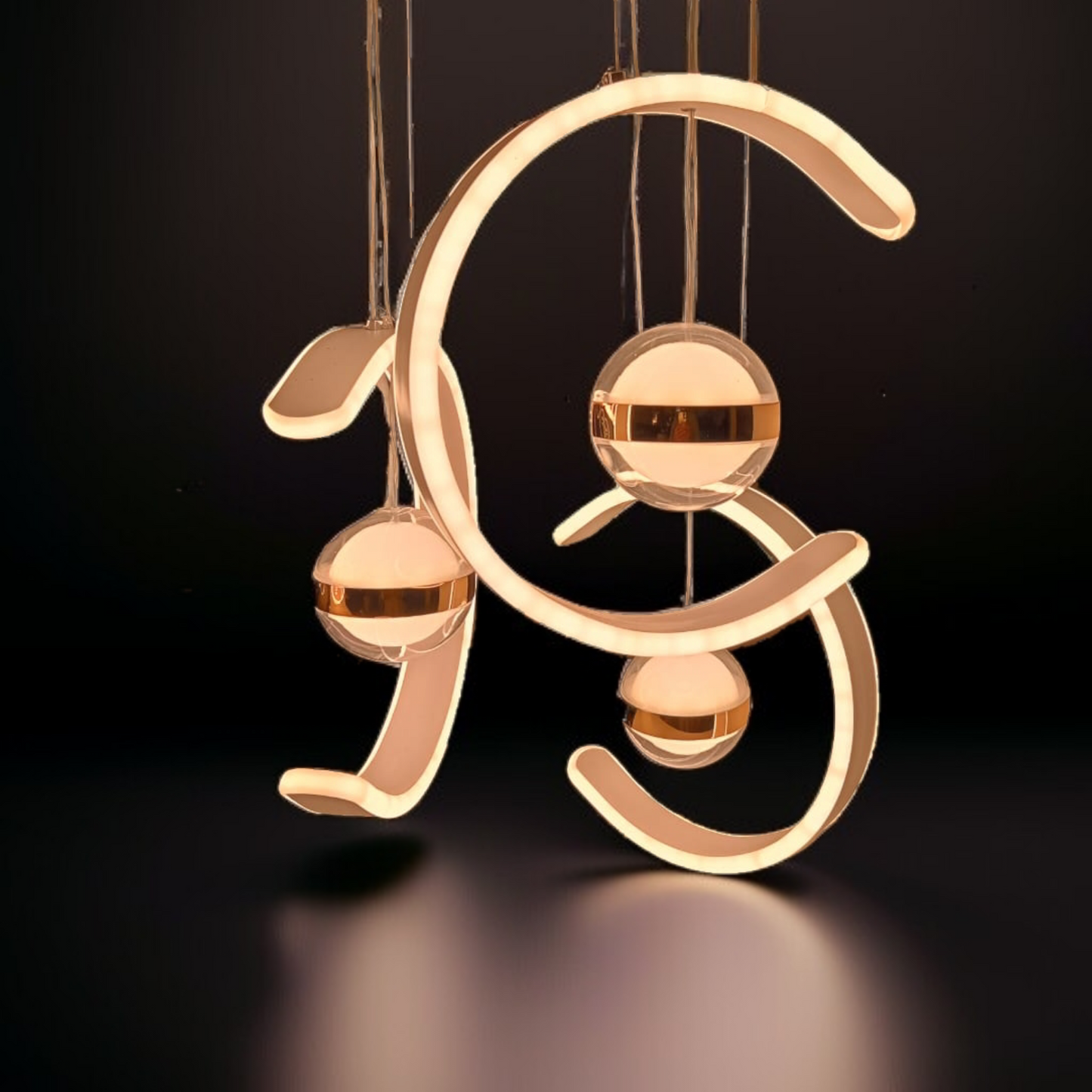 C shape pendant light - AURA LIGHT