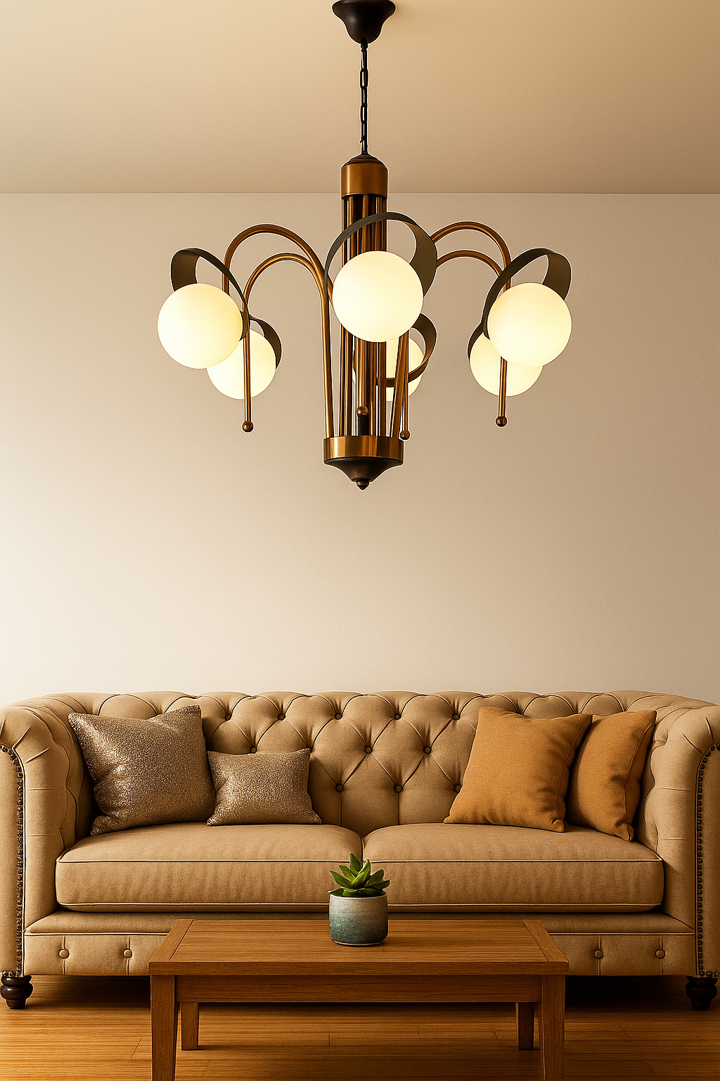 Ball chandelier - AURA LIGHT