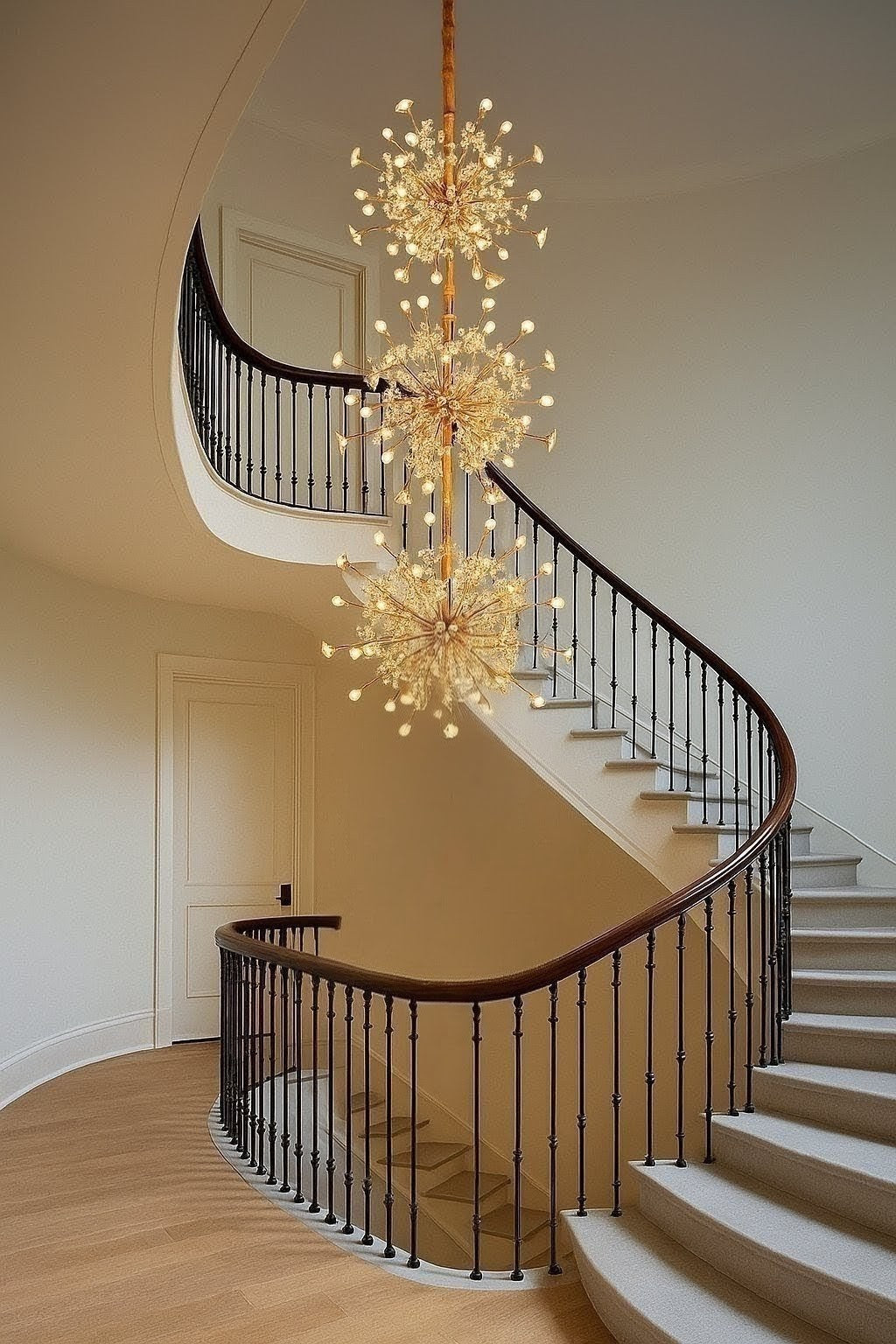 3 ball chandelier - AURA LIGHT