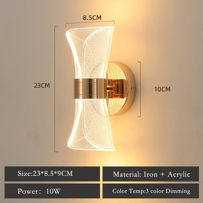 Glass wall light - AURA LIGHT