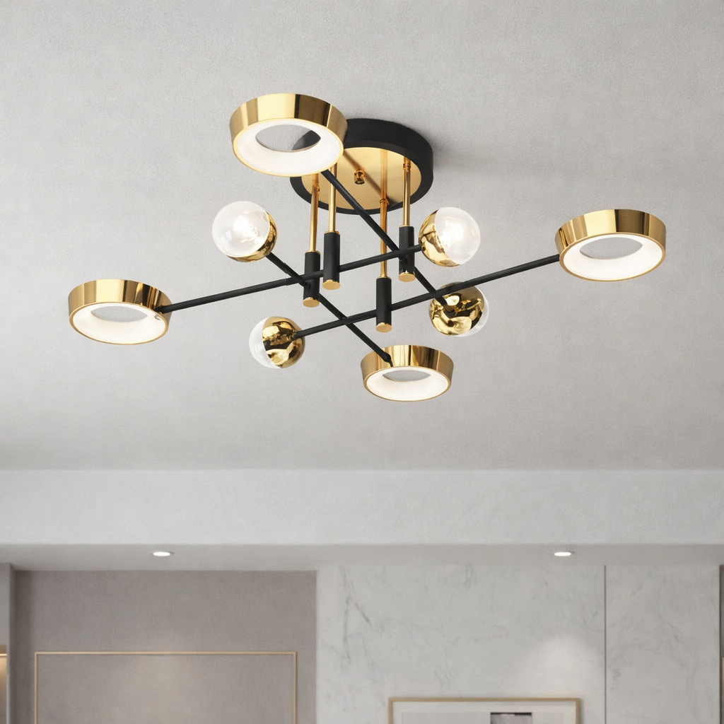 4 ring chandelier