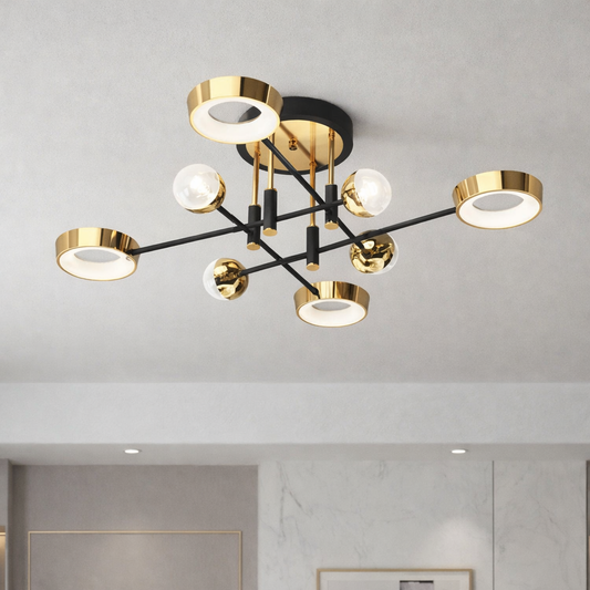 4 ring chandelier