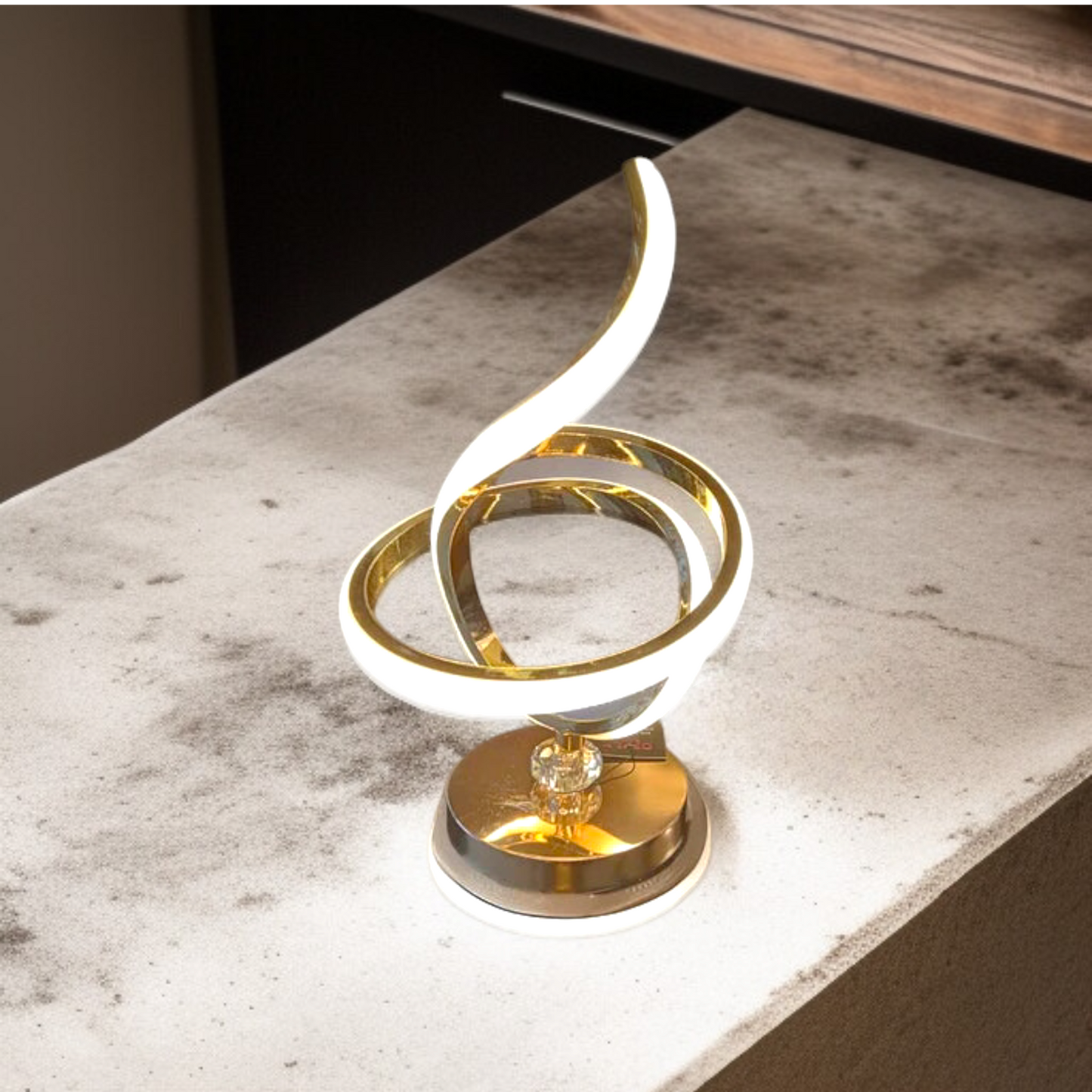 LED spiral table lamp - AURA LIGHT