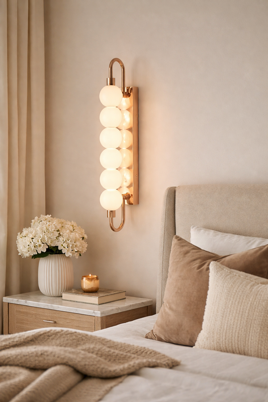Sphere long wall light