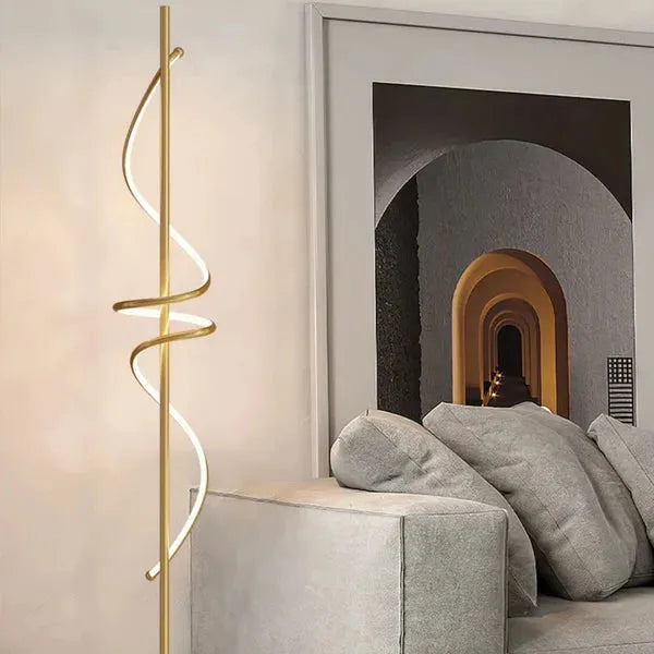 SPIRAL FLOOR LAMP - AURA LIGHT