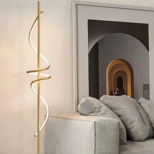 SPIRAL FLOOR LAMP - AURA LIGHT