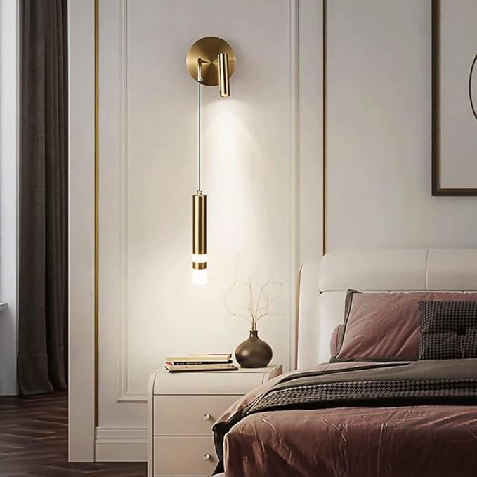 BEDSIDE LIGHT WITH SPOTLIGHT - AURA LIGHT